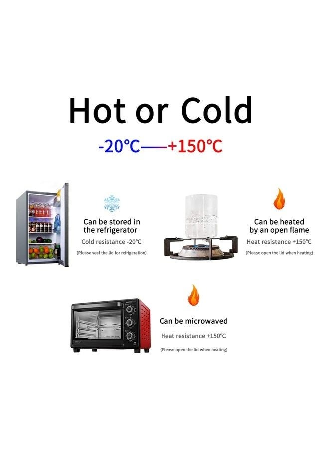 هالامودو 12 علبة زجاجية للبهارات مع أغطية من الخيزران الطبيعي - حاويات زينة طبيعية سعة 6 أونصات مقاومة للهواء - علب صغيرة فارغة للبهارات لخزانة المطبخ - Image 3